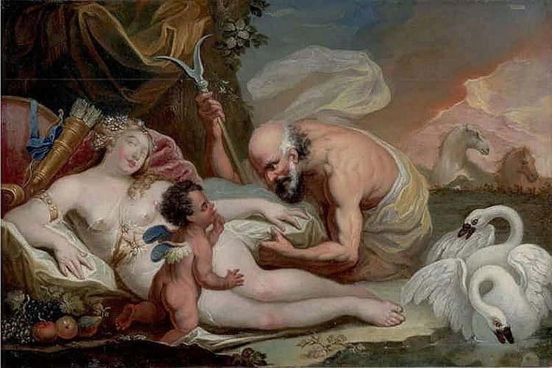 Venere, Amore e Plutone - attribuito